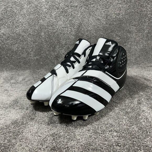 Adidas Malice Fly G2307 Mens Size 15 Black White Football Cleats Shoes New main image 5